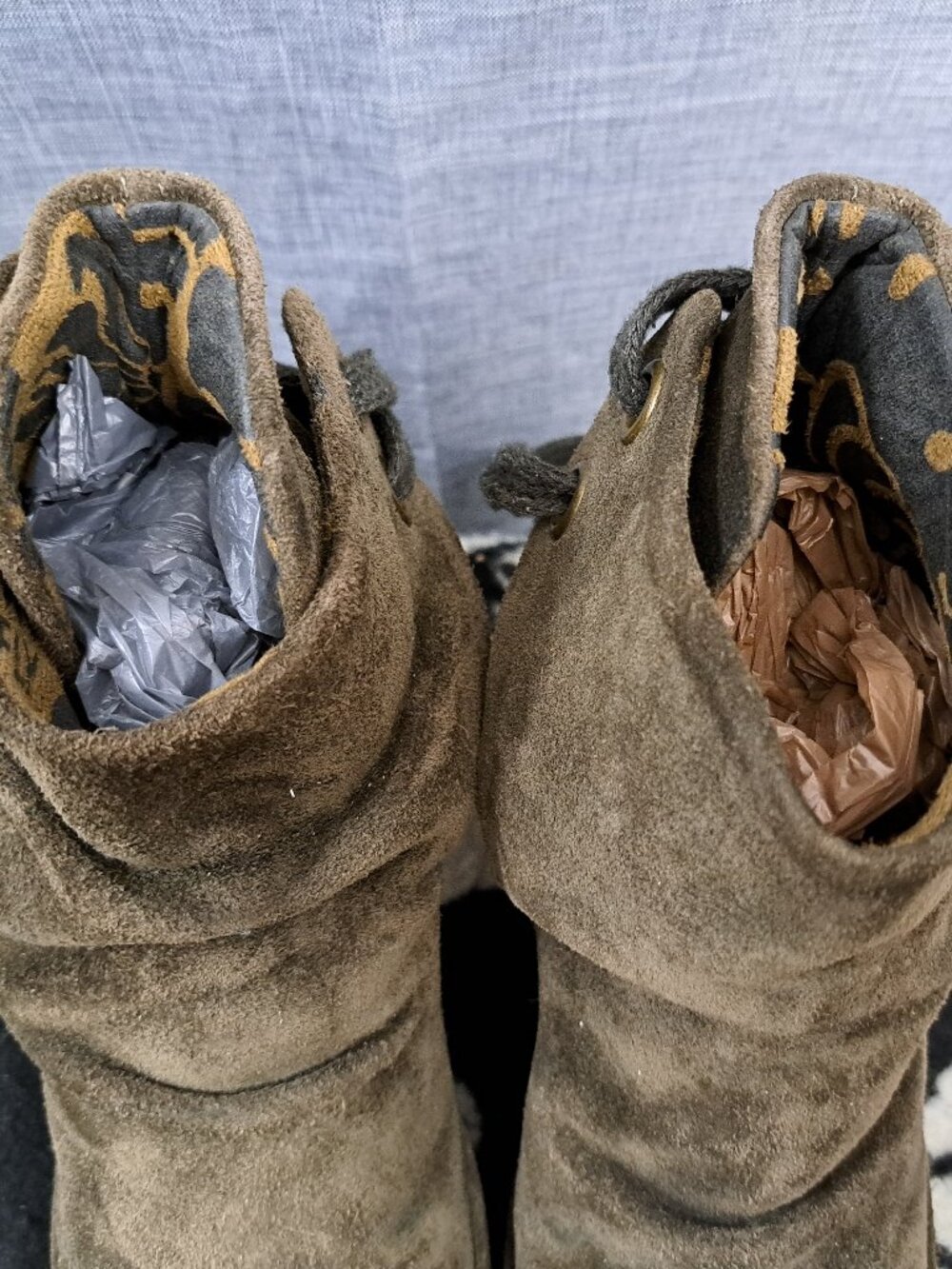 Fly London Yip Suede Wedge Ankle Booties Womens US Size 7 EU 37 - Picture 11 of 12